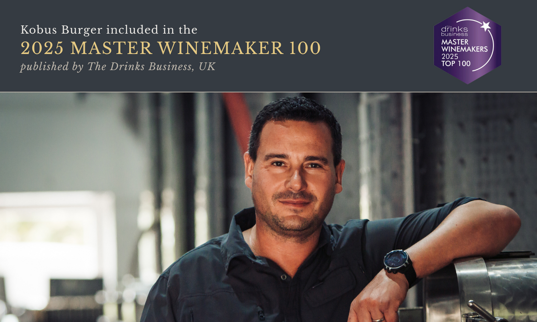 Kobus Burger included in the 2025 Master Winemaker 100